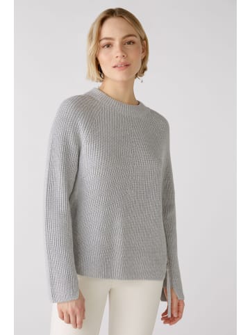 Oui Pullover RUBI in light grey