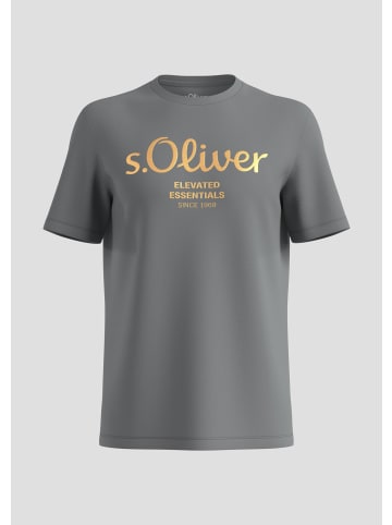 s.Oliver T-Shirt in 94D2_grau meliert