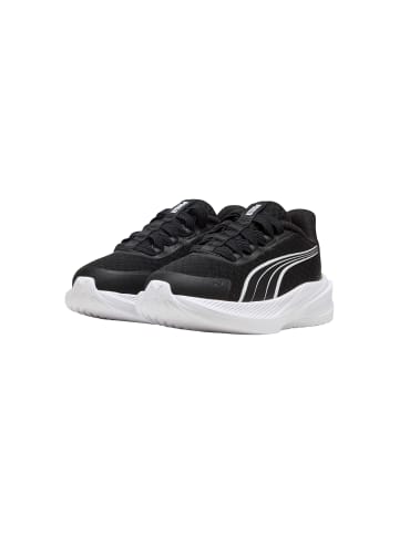 Puma Dasher Sliptech Inf – Niedrige Schnür-Sneaker für Kinder Schwarz