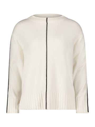 Betty Barclay Strickpullover mit Kragen in Patch Cream/Black