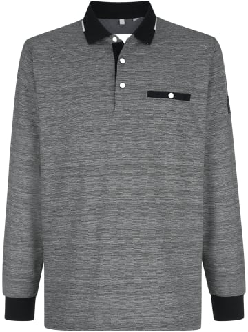 BABISTA Langarm-Poloshirt STILANO in grau melange