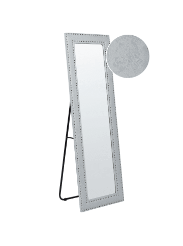 Beliani Standspiegel LOCRONAN in Grau - (W) 50 x (H) 150 x (L) 33 cm Vertikal