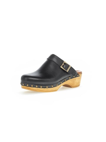 Gabor Fashion Clogs in Schwarz