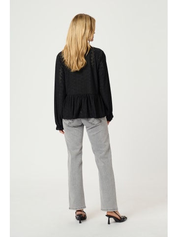 Cream Kurzarm-Bluse CRMianna Regular fit in Pitch Black