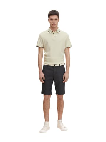 TOM TAILOR Denim Short SLIM CHINO MIT GÜRTEL slim in Blau