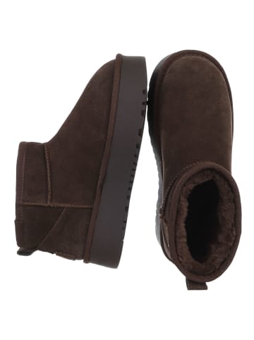 Ital-Design Stiefelette in Braun