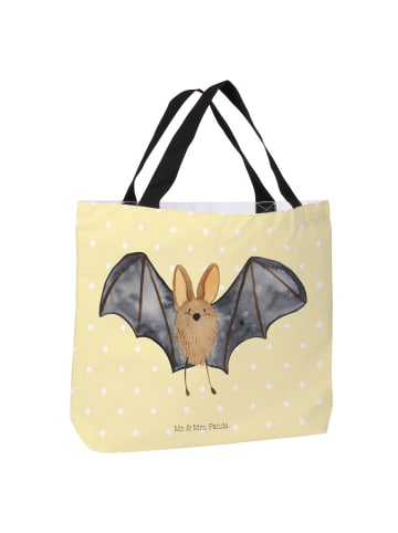 Mr. & Mrs. Panda Shopper Fledermaus Flügel ohne Spruch in Gelb Pastell