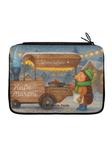 Mr. & Mrs. Panda Bleistiftetui Igel Maronen Design ohne Spruch in Weiß