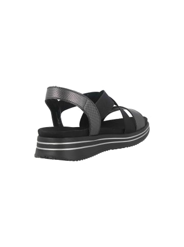 remonte Sandalen in Schwarz