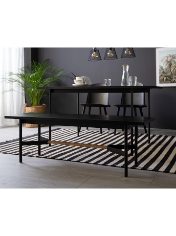 home24 Esstisch Jelling in Eiche / Schwarz