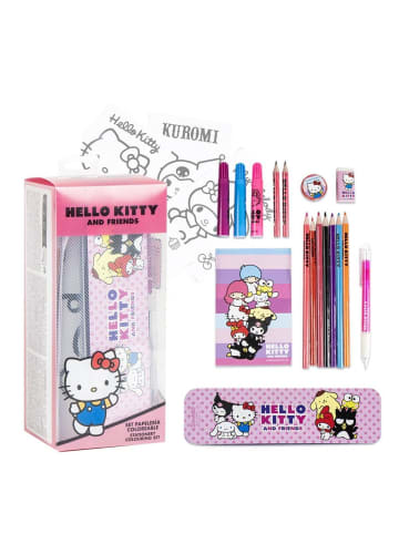 Hello Kitty Mal- und Schreibwaren-Set Kinder Kreativset mit Zubehör