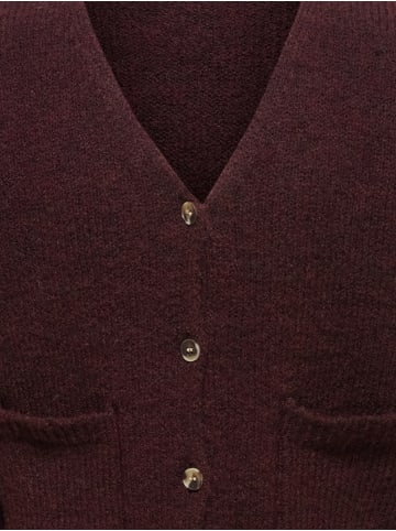 KIDS ONLY Strickjacke Cardigan V-Ausschnitt Kogsophie in fudge