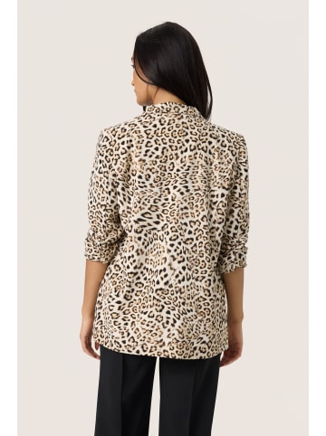 Soaked in Luxury Blazer SLShirley Casual fit in Leopard Print
