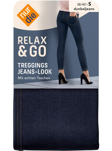 Nur Die  Treggings Relax & Go in Blau