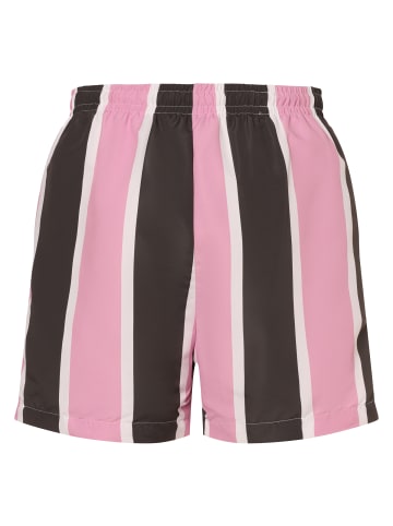 Karl Kani Badeshorts in rosa schoko - 0001