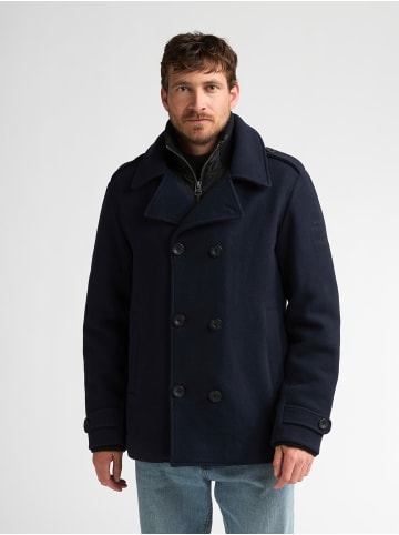 Petrol Industries Wollmix-Peacoat millstation in Blau