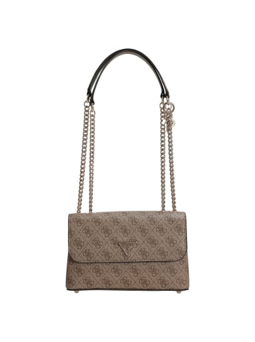 Guess ECO Erica Convertible Xbody - Schultertasche 24 cm (coal logo) in latte logo