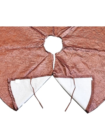 JACK Christbaumdecke Rund Ø 120cm Weihnachtsbaumdecke in Rot