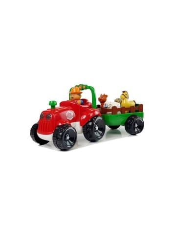 Wisam® Traktor mit Anhänger, Tiere für Babys, Batterien, Licht