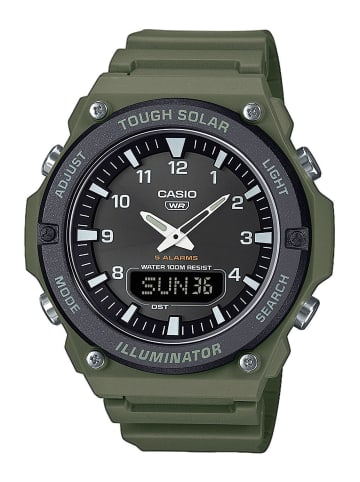 Casio Herren-Solaruhr AnaDigi Olivgrün/Schwarz
