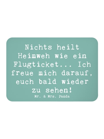 Mr. & Mrs. Panda magnet Spruch Heimweh Ticket mit Spruch in Meeresbrise