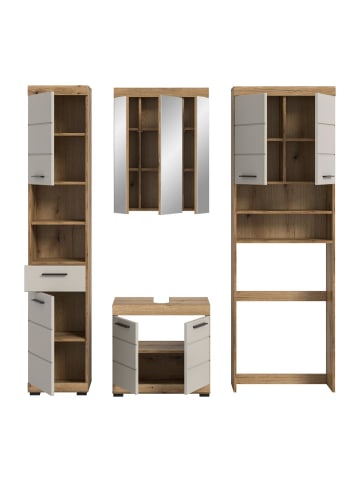 ebuy24 Badmöbelset Scout (4-teilig) Kaschmir 190 x 34 cm