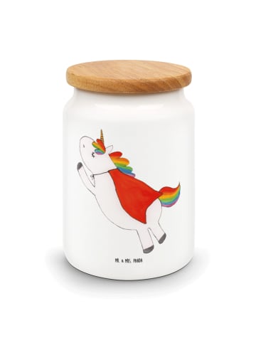 Mr. & Mrs. Panda küchenbehälter Einhorn Geburtstag ohne Spruch in Weiß