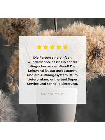 MuchoWow Leinwand bilder Löwenzahn (BxH)