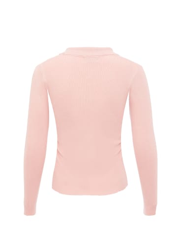 leo selection Damen Strickpullover in Dunkelrosa