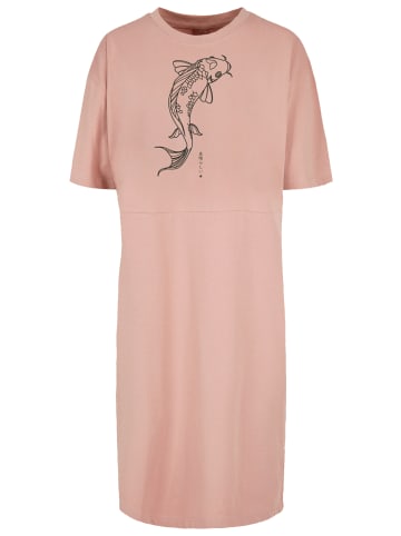 F4NT4STIC Oversized Kleid Koi Karpfen Asia in duskrose