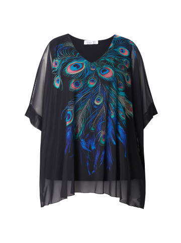 MIAMODA Bluse in schwarz