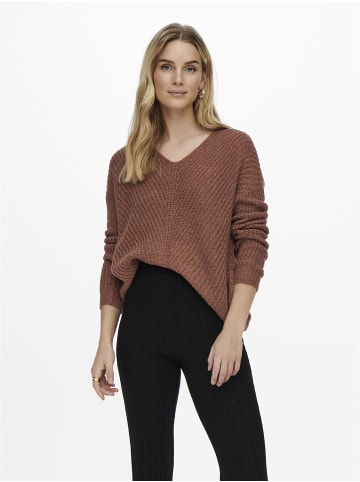 JDY Strickpullover in Russet