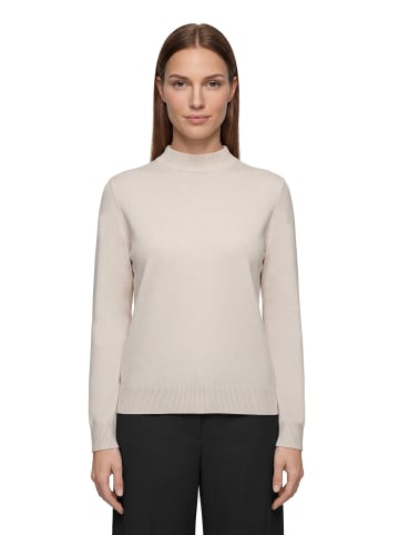 Betty Barclay Basic-Strickpullover mit Stehkragen in beige