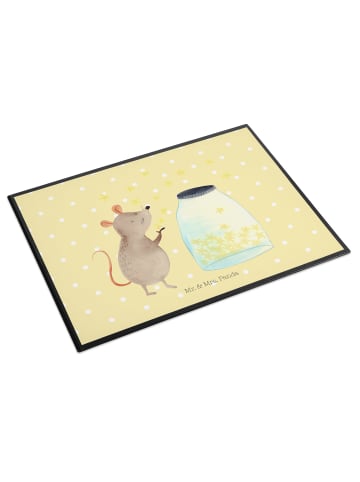 Mr. & Mrs. Panda tischpad Maus Sterne ohne Spruch in Gelb Pastell