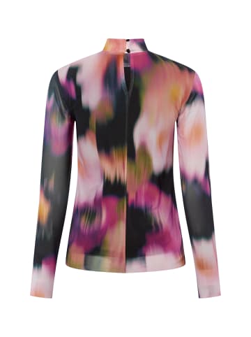 Y.A.S Langarmshirt YASMindy in schwarz pink