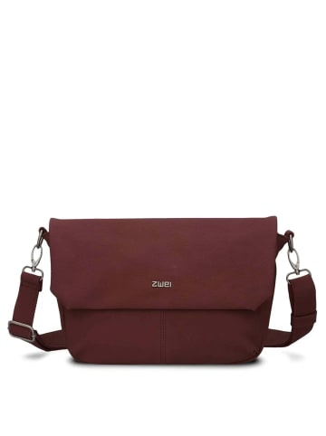 Zwei Mademoiselle M60 - Umhängetasche 33 cm (cord-mocca) in rubin