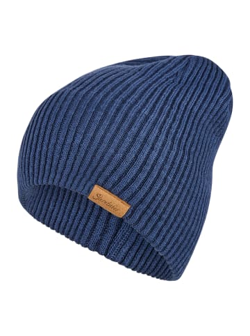 Sterntaler Beanie gerippt in tintenblau