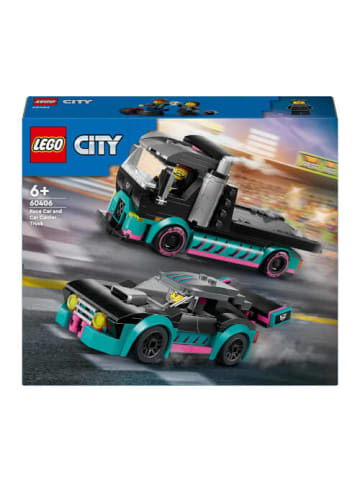 LEGO Bausteine City Autotransporter mit Rennwagen, ab 6 Jahre