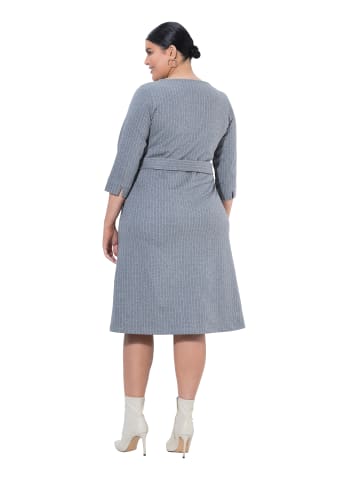 Ulla Popken Kleid in mittel grau melange