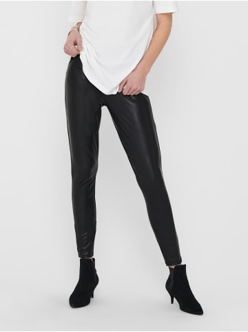 ONLY Kunstleder Leggings PU Coated Hose ONLCOOL in Schwarz-2