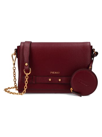 PICARD Chic Way Umhängetasche Leder 23 cm in bordeaux