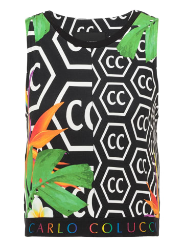 Carlo Colucci Tanktop Cipressa in Schwarz