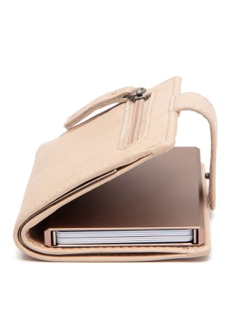 The Chesterfield Brand Kaunas Geldbörse RFID Schutz Leder 7.5 cm in beige