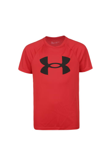 Under Armour T-Shirt Tech Big Logo in rot / schwarz