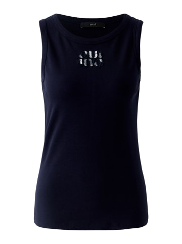 Oui Tank Top in darkblue