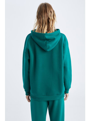 DeFacto Kapuzensweatshirt OVERSIZE FIT in Grün