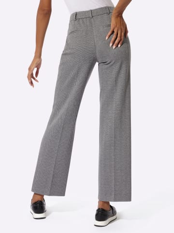 creation L Modal-Mix-Hose in grau-anthrazit-gemustert