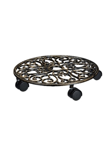 relaxdays Pflanzenroller  in Bronze - ø33,5 cm