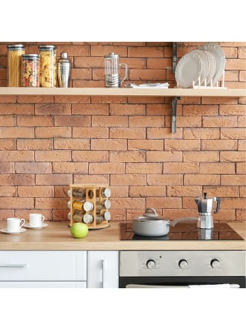 relaxdays Gewürzkarussell in Natur - (H)21 x Ø21 cm