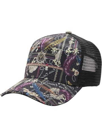 Carlo Colucci Trucker Cap Colturato in Schwarz